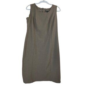 Components Sheath Dress Size 10 Brown Work Basic classic Minimalist Office Y2K